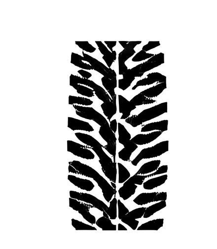 Tire Tracks SVG Bundle – 21 Unique Black Outline Tread Icons, Bold Line ...