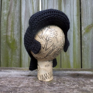 DIGITAL CROCHET PATTERN: Rockabilly Elvis Wig, newborn to toddler sizes image 4