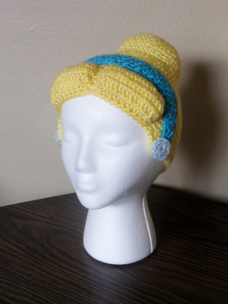 Crochet Cinderella Wig Toddler-Adult Sizes PATTERN