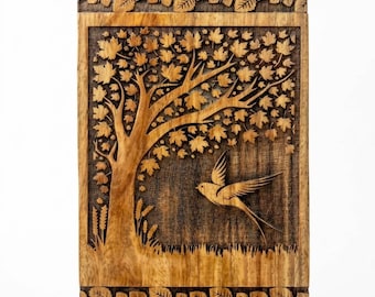Personalized Tree Of Life Wooden Human Funeral Cremation Urns  Rosewood Urn Human Ashes Unique Sympathy Keepsake