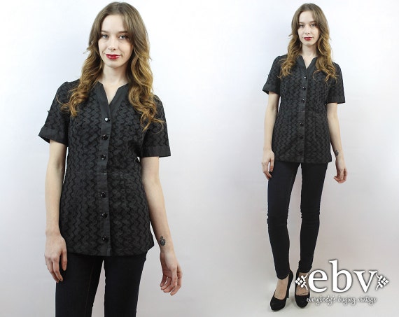 50s Top 1950s Top 50s Blouse 1950s Blouse Crochet