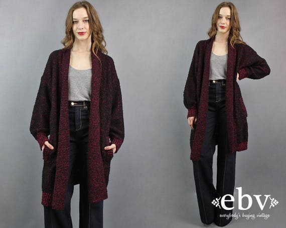 Vintage 90s Chunky Oversized Cardigan Chunky Knit