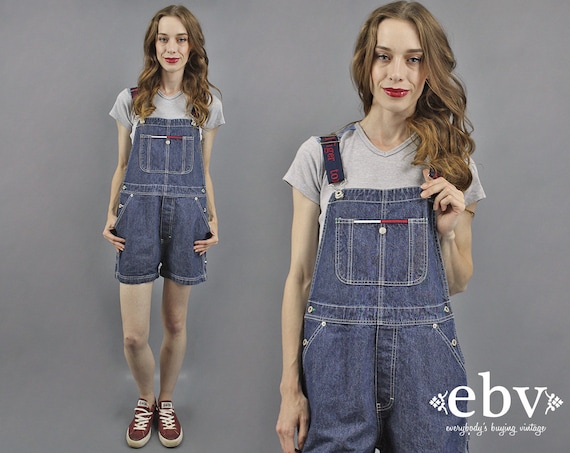 Tommy Overalls Tommy Shortalls 90s Tommy Hilfiger