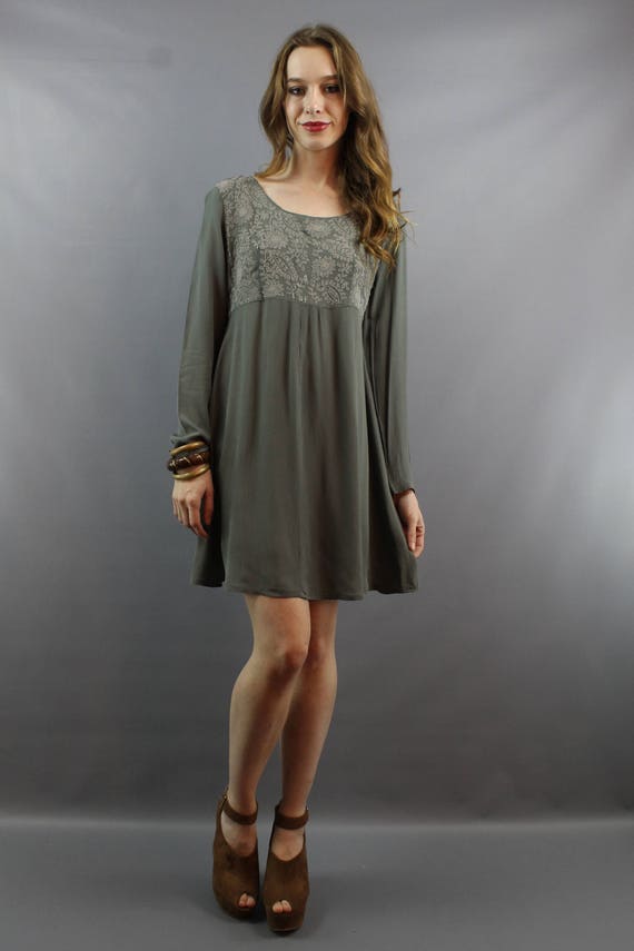 Long sleeve hippy clearance dress
