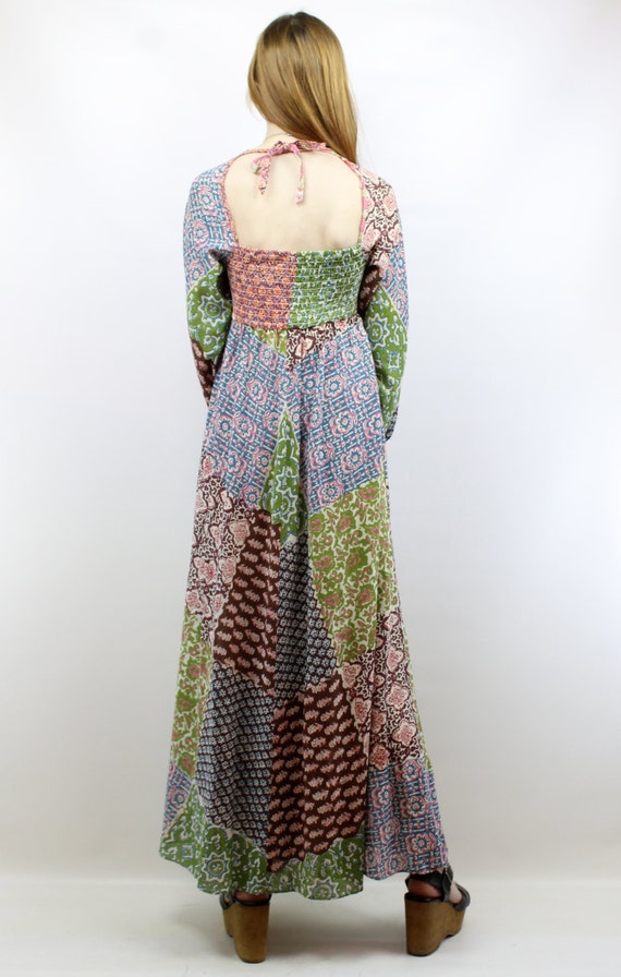 boho patchwork dress