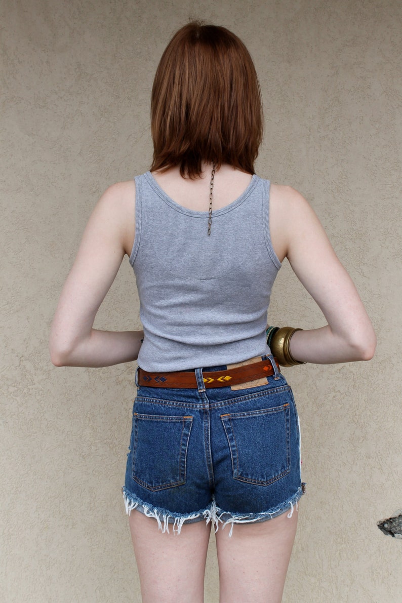 Denim Cut Offs Festival Shorts Hippie Shorts Hippy Shorts Boho Etsy