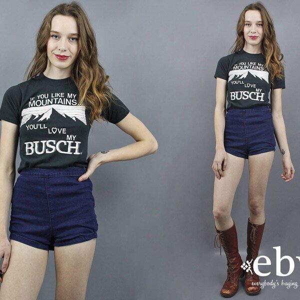 Vintage T Shirt Vintage Tee Vintage Busch Beer T Shirt Beer Tee Suggestive T Shirt Vintage 70s Tee 1970s T Shirt 70s T Shirt Tshirt XS
