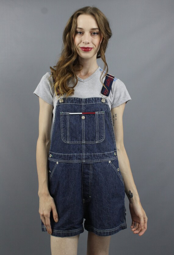 tommy hilfiger overall shorts