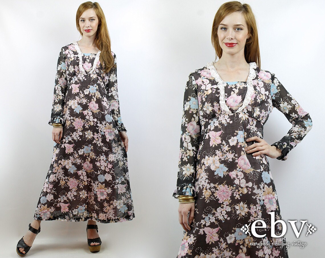 Hippie Dress Hippy Dress Boho Dress 70s 