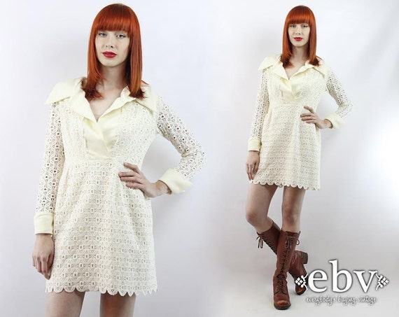 Hippy Wedding Dress Boho Wedding Dress 1970s Dress Vintage 70s Etsy