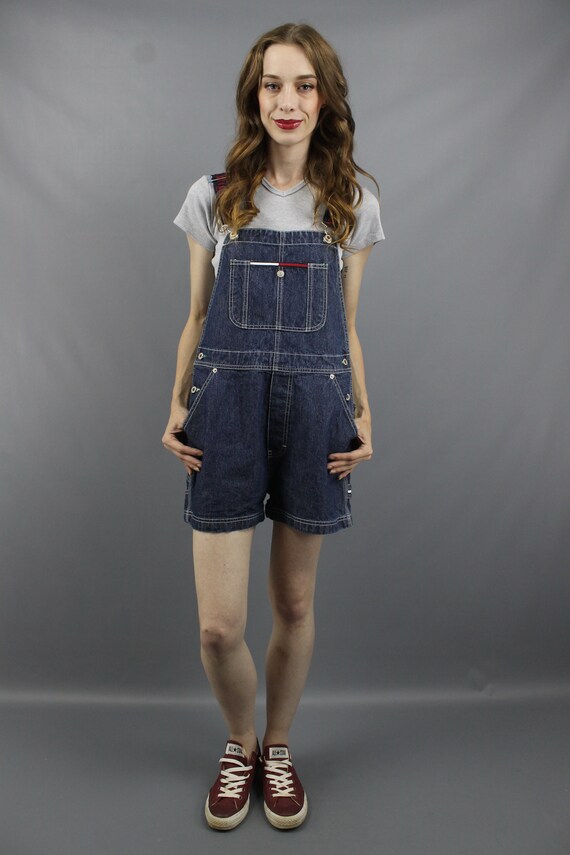 tommy hilfiger overall shorts