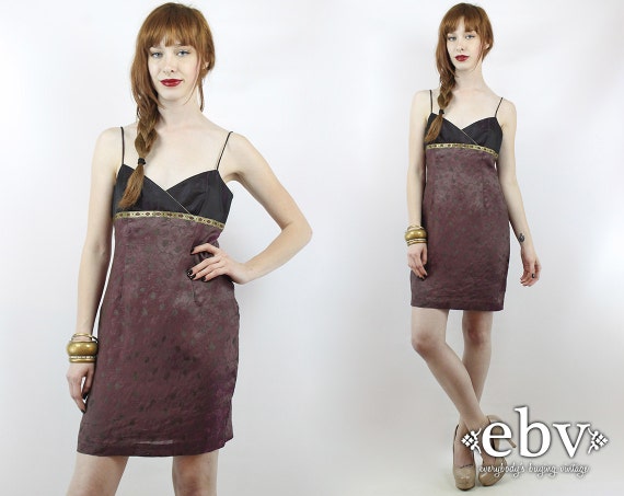 Vintage 90s Laundry Party Dress XS S 