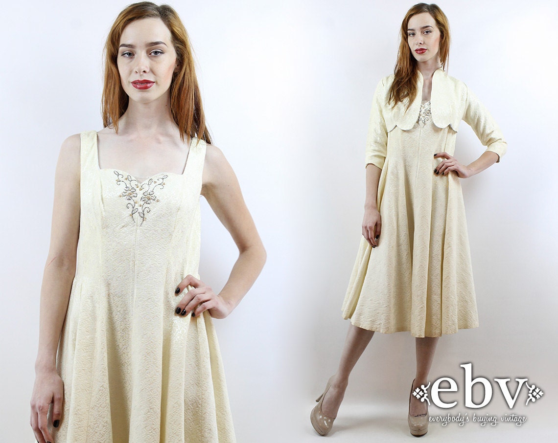 1950s Wedding Dress 50s Wedding Dress 1950s Dress 50s Party - Etsy