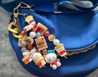 Mickey D | Kawaii Kitty | Bag Charm | Keychain | Handmade | Accessory