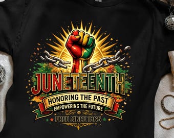 Juneteenth Fist png, eer voor het verleden en empowerment van de toekomst, African American Pride png, Black History Month-kunst, Juneteenth png, free-ish