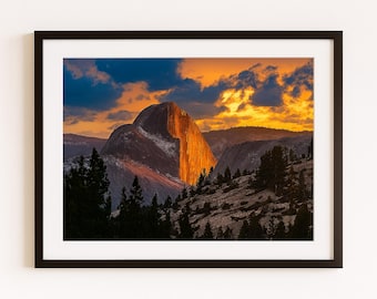 Sunset on Half Dome