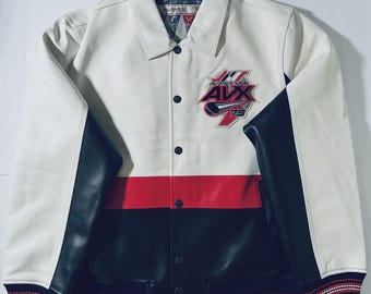 Avirex Leather Bomber Jacket: American Flight Style