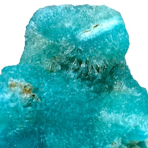 198 karat unikt naturligt blått (bandat) Smithsonitkristallprov från Afghanistan Minerals Collectors/Visningsprov