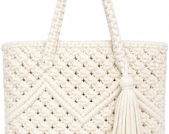 Handmade Cotton Clutch Bag | Boho Woven Tassel Purse | Artisan Envelope Handbag | Eco-Friendly Gift for Women