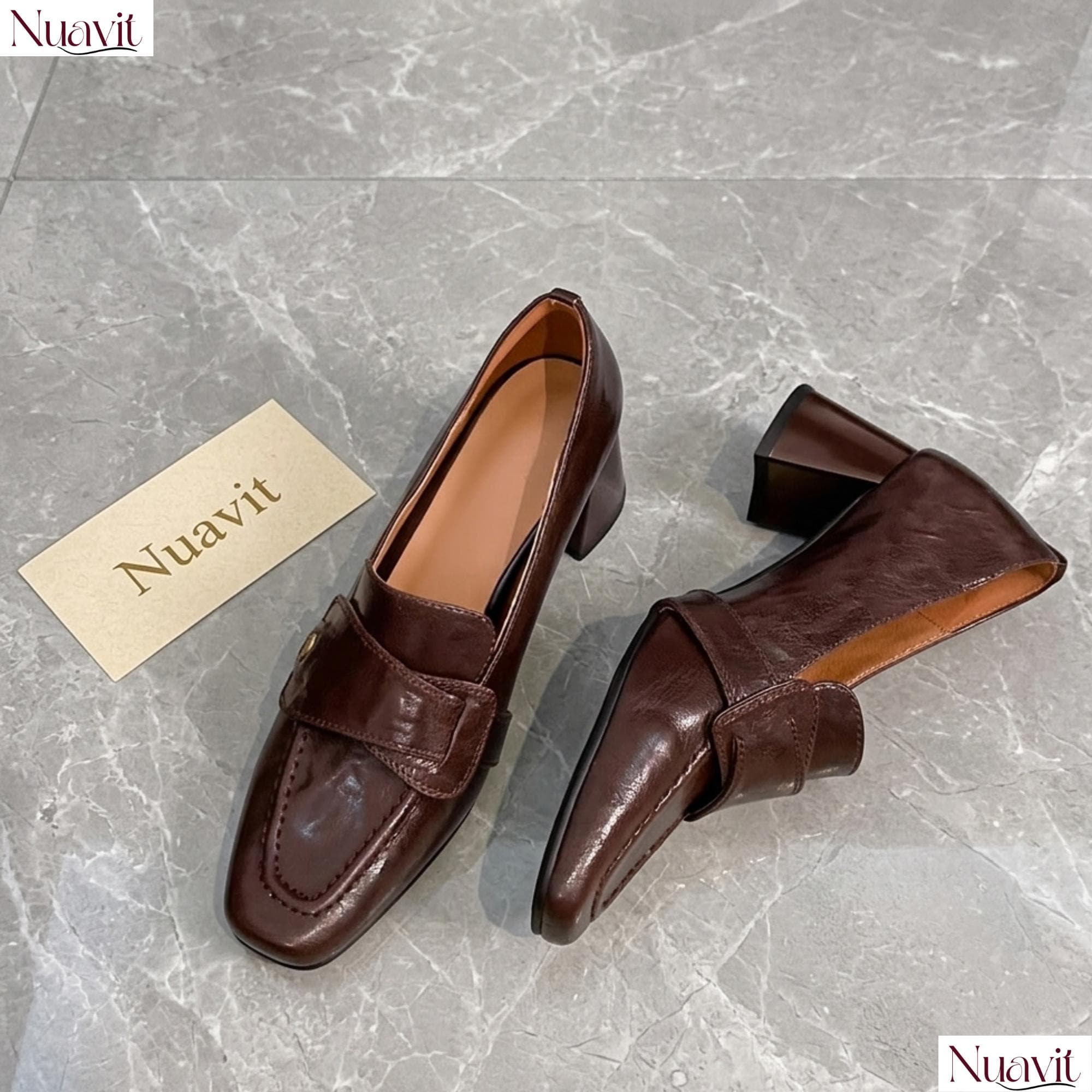 靴 90s vintage square toe leather loafer Vintage Square Toe Loafers - Etsy