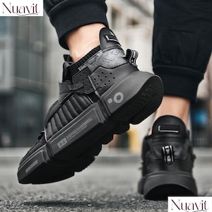 Men’s Color Block Sneakers, Lightweight Casual Shoes, Breathable Everyday Trainers image 6