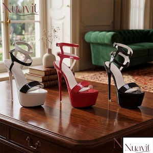 Plateau Stiletto Heels, Elegante Party Kleid Schuhe, Plus Größe