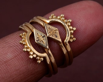 Boho Midi Ring Set, Gold Adjustable Toe Ring For Women, Dainty Foot Jewelry Gift, Gifts For Her