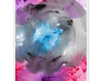 abstract wall art home decor Framed Print 18x24″