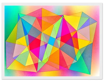 Hanging wall art for home decor, framed art print , 12x16″