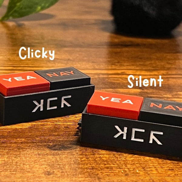 MCR Fidget Toy sleutelhanger – YEA NAY Clicker, My Chemical Romance