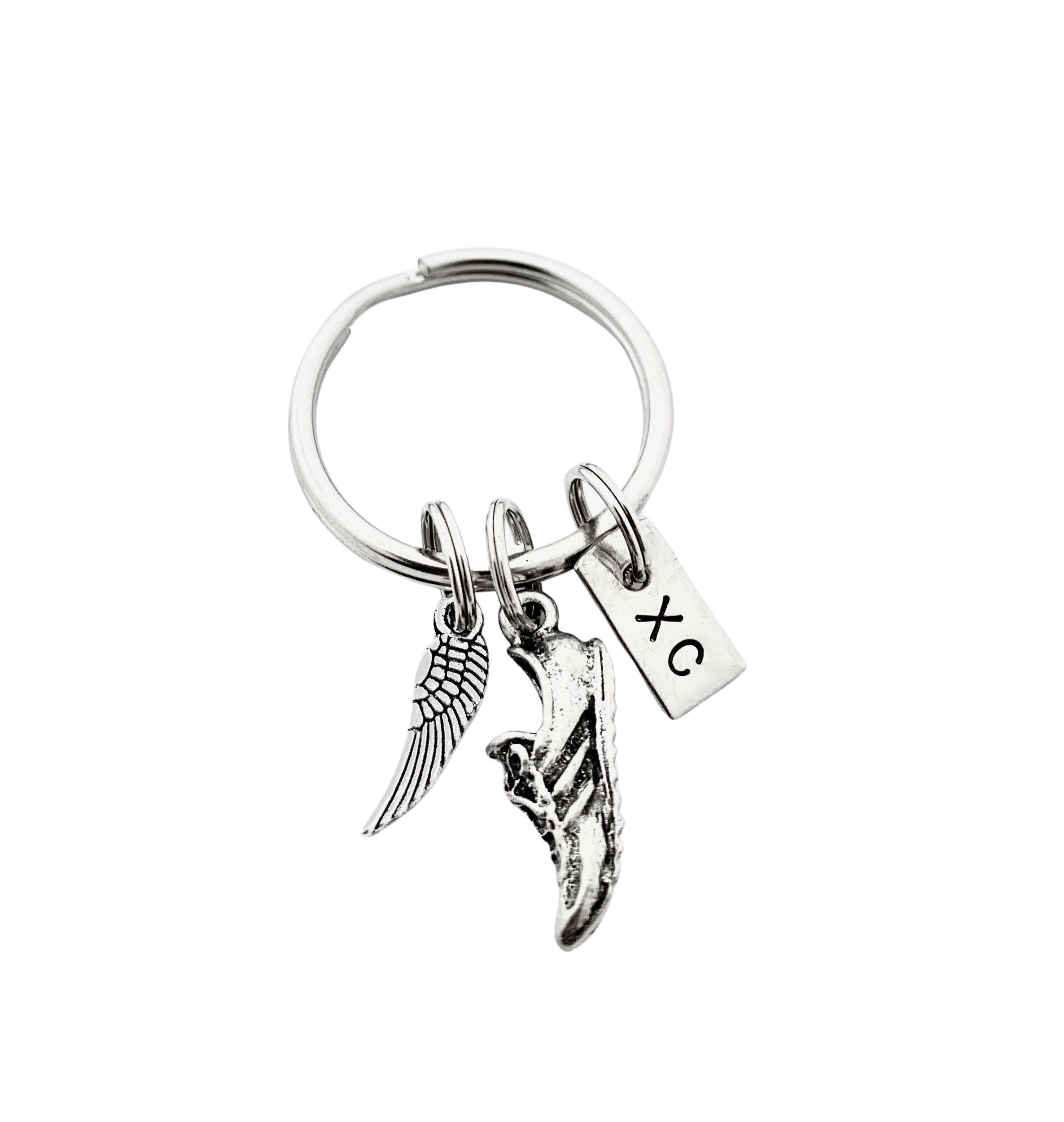 I Run XC With WINGS on the Soles of My Shoes Key Chain / Bag - Etsy