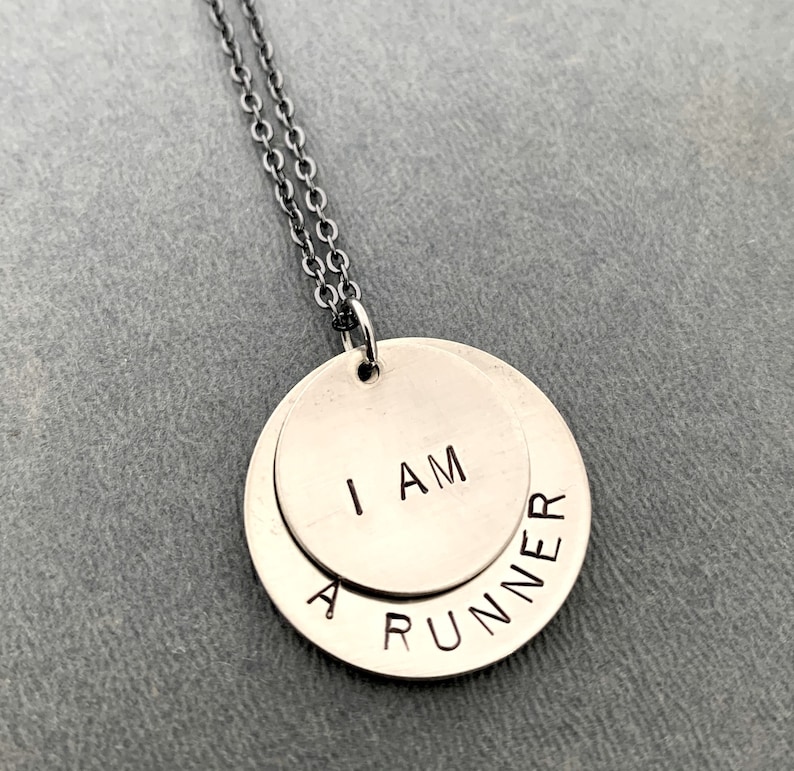 I AM a RUNNER Necklace Running Jewelry Running Necklace on Etsy