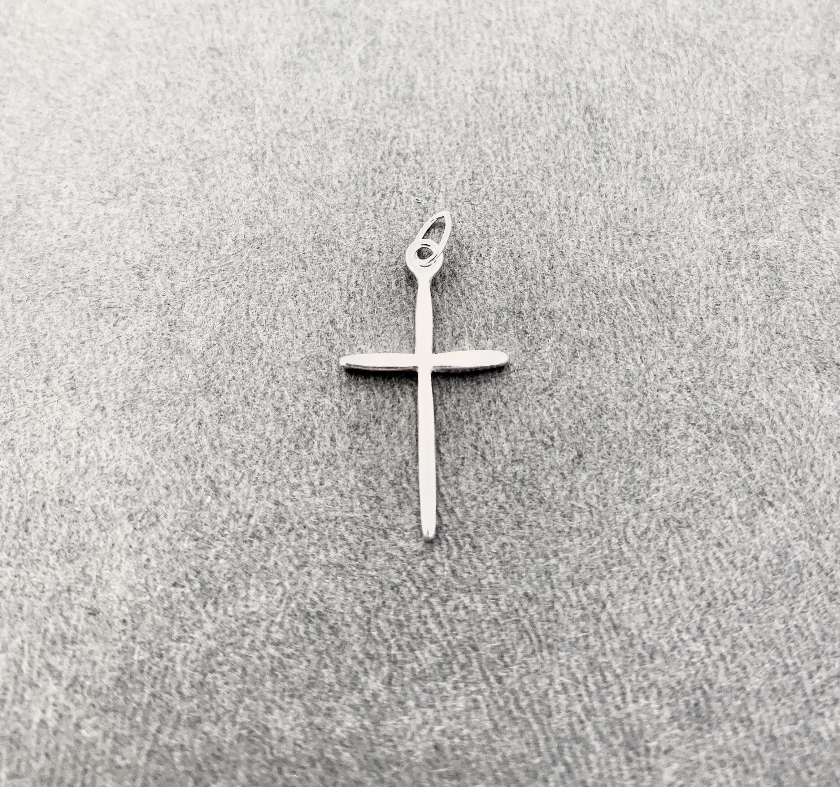 Sterling Silver CROSS Charm Add on Charm - Etsy