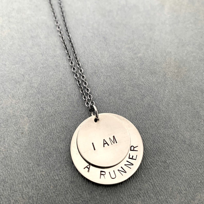 I AM a RUNNER Necklace Running Jewelry Running Necklace on Etsy