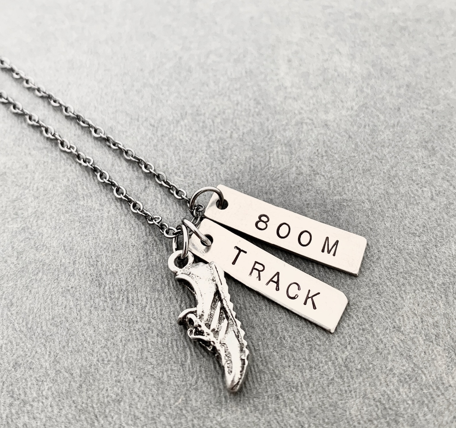 RUN TRACK 800 METER Necklace Track Runner Necklace on Etsy