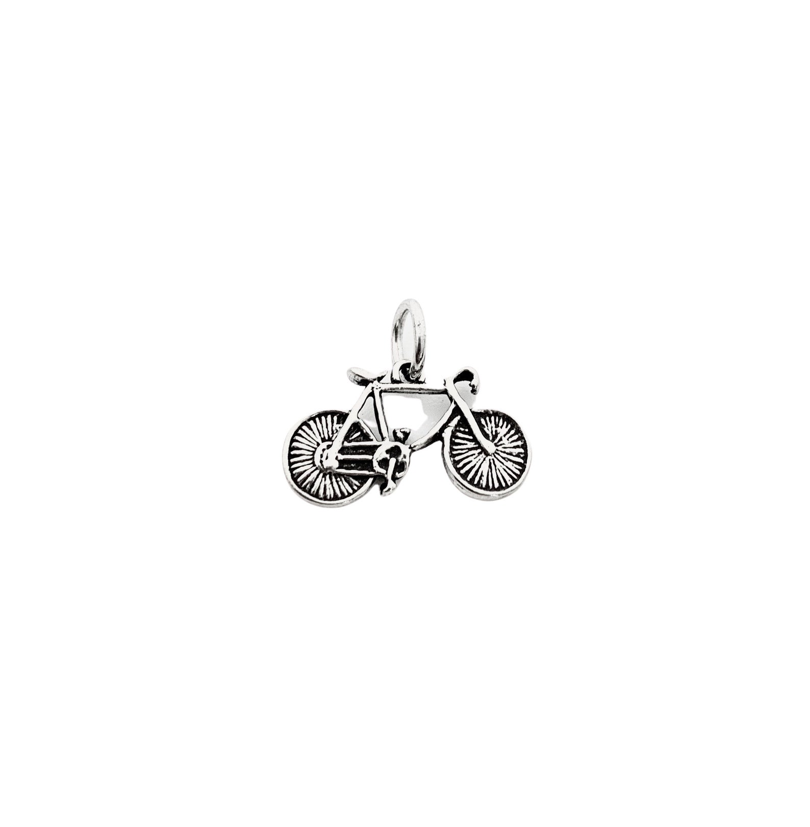 Sterling Silver BICYCLE Charm Add on Charm Bike Charm Etsy