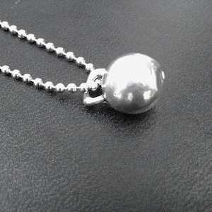 KETTLEBELL Workout Necklace - Pewter Kettlebell Charm - Workout Necklace on 24 inch stainless steel ball chain - Unisex Workout Necklace
