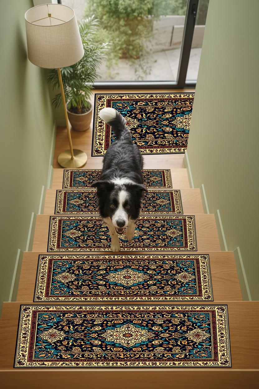 Tapis d'escalier, Tapis d'escalier, marche d'escalier, marches d'escalier, tapis de marche d'escalier, jeu de marches d'escalier, tapis d'escalier, ta