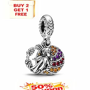 New Frozen Anna Pendant Charm Silver S925 Ale,Fits European Bracelets and Necklaces, Best Gift,fit pandora necklace and bracelet