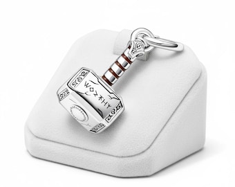 S925 The Avengers Thor's Hammer Charm