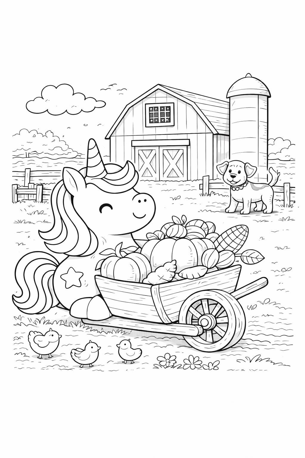 Unicorn Coloring Book for Kids Ages 4–8 | 25+ Fun Printable Pages ...
