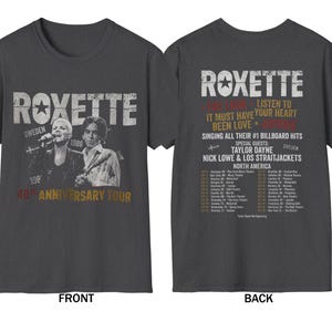 Roxette T Shirt - Etsy