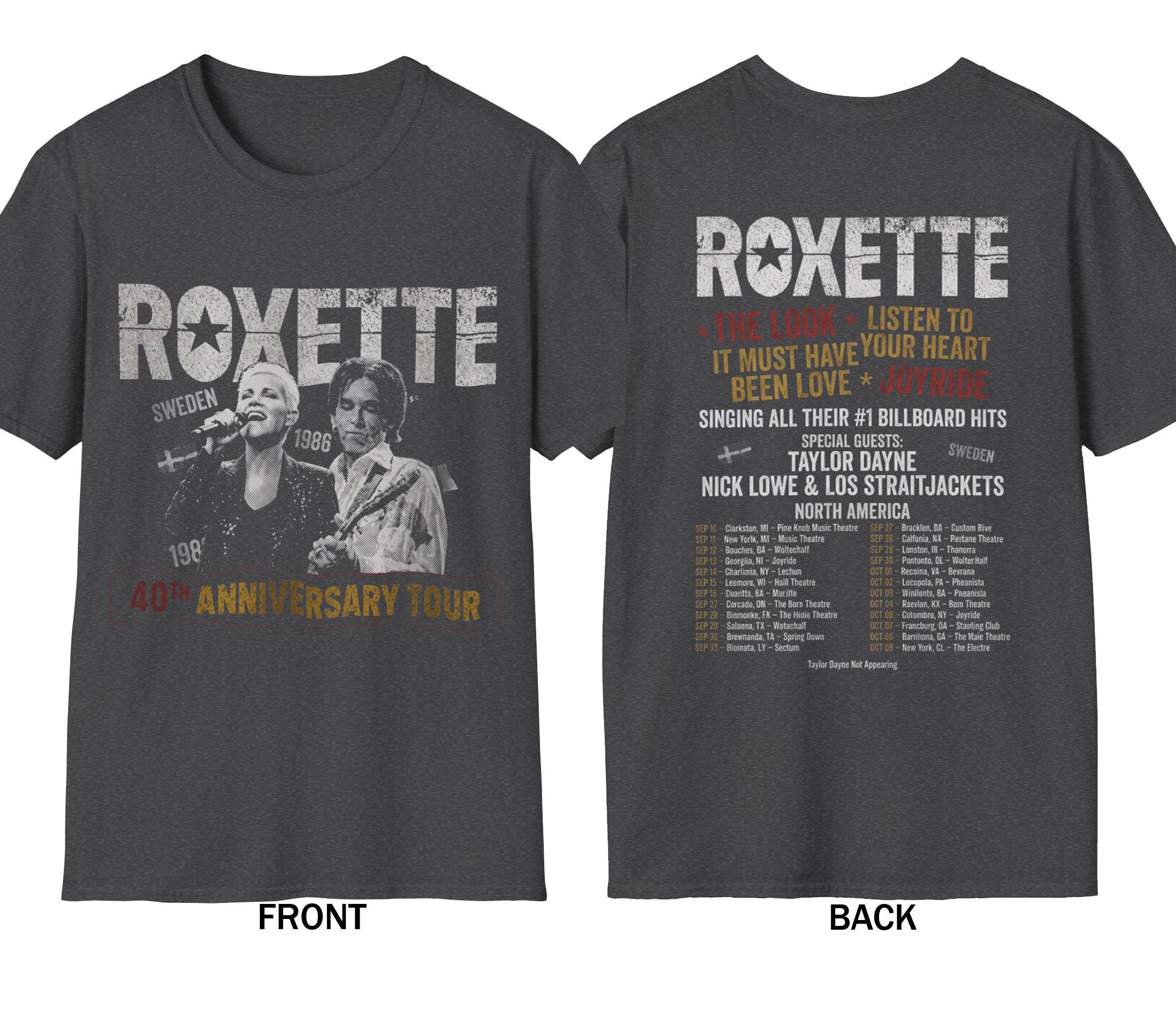 Roxette Tour Shirt - Etsy