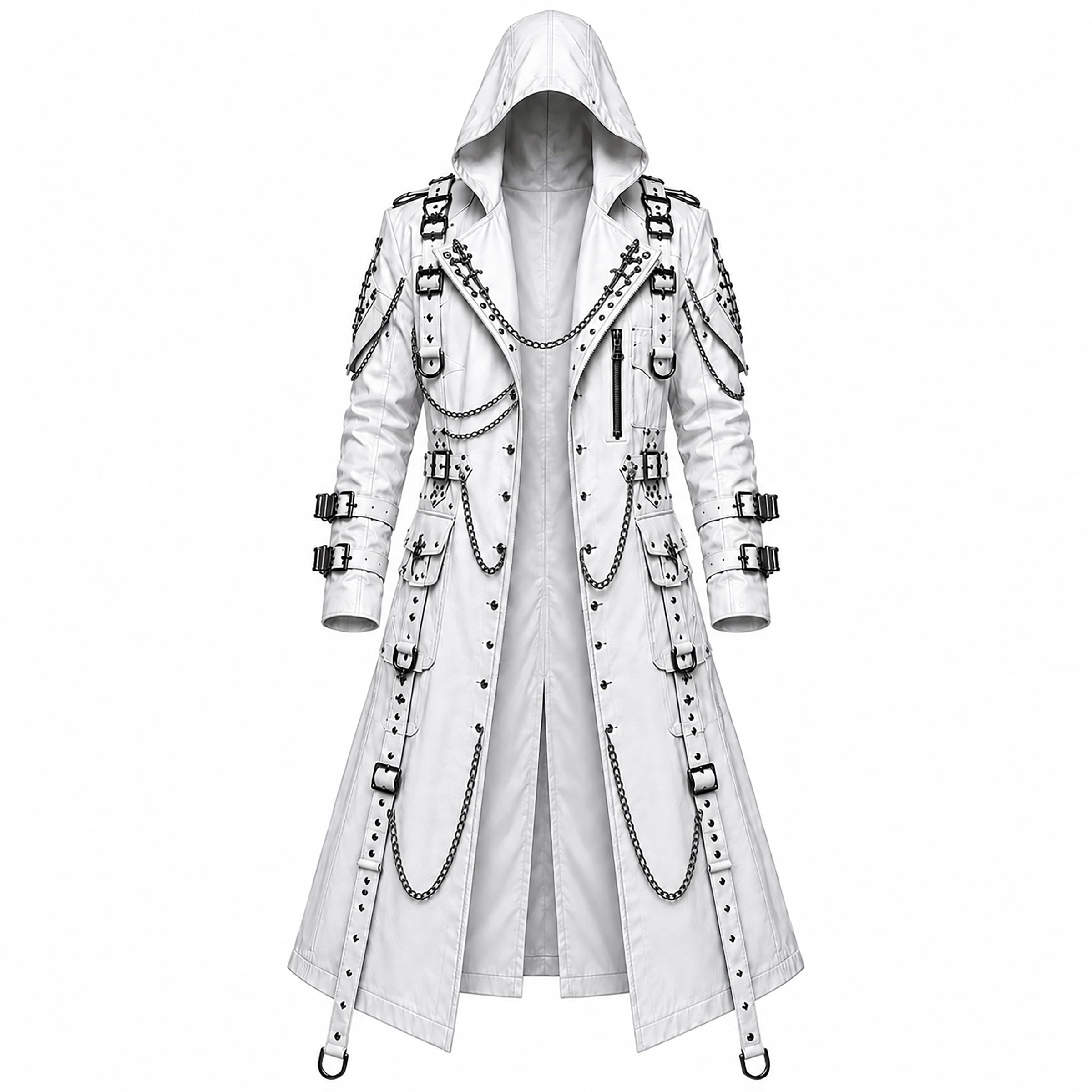 White Gothic Coat - Etsy