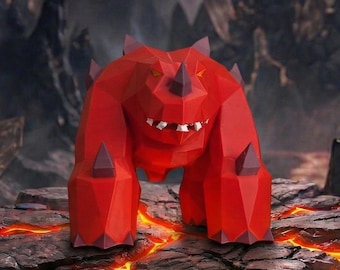 TzTok-Jad Figure - OSRS Boss - Old School Runescape Gift - Desk Decor