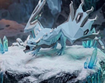 Vorkath Boss from Old School Runescape - OSRS Figure, Dragon Decor, Runescaper Gift