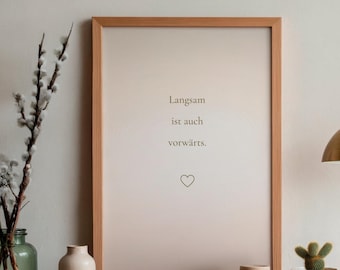 Slow and steady wins the race | Printable Wall Art | Digital Download | Cozy Wall Mural | Breaktime Kid
