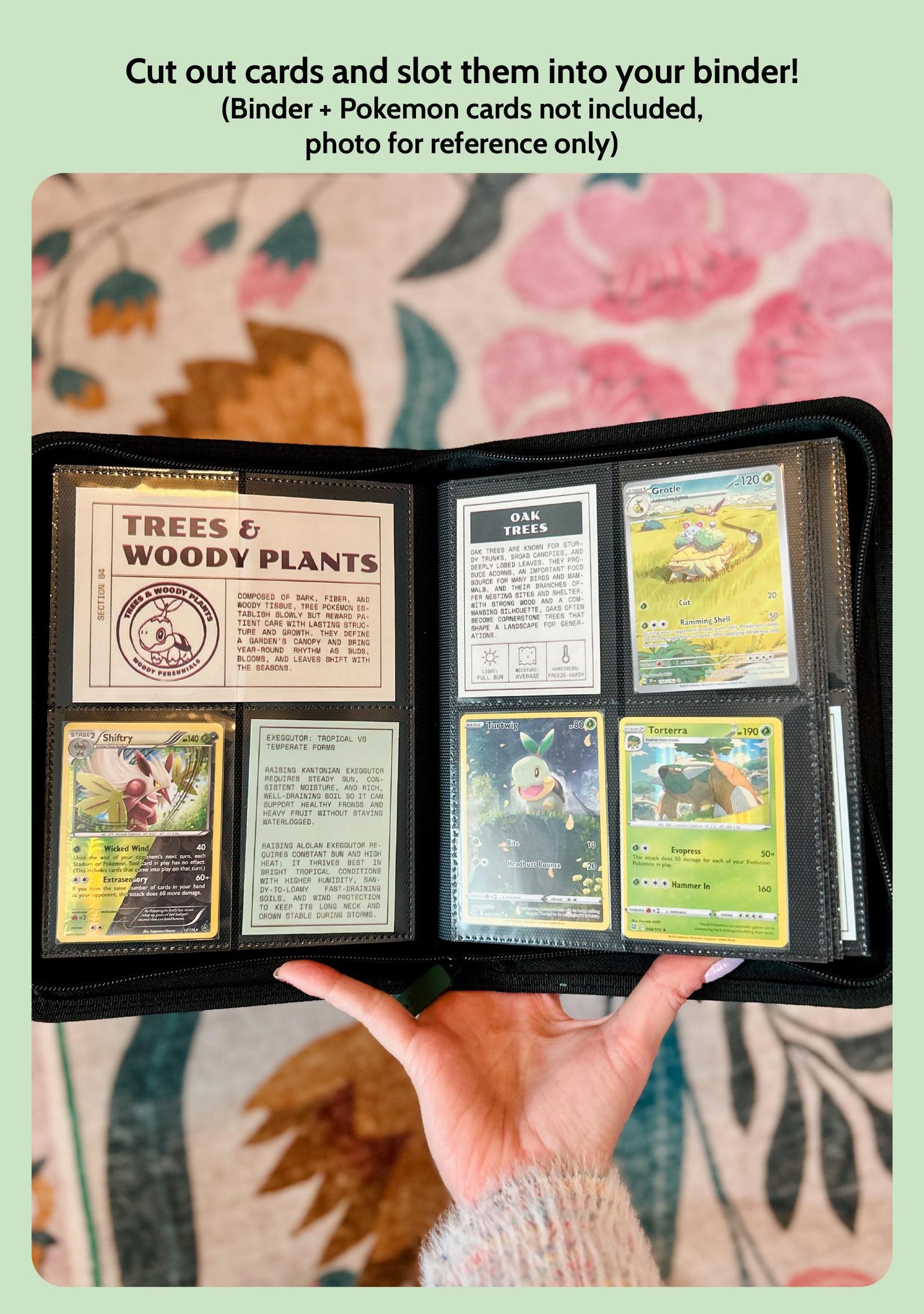 Fieldbinder Examples Gardening Field Guide Printable Binder Inserts | 54 Cards + Inside ...
