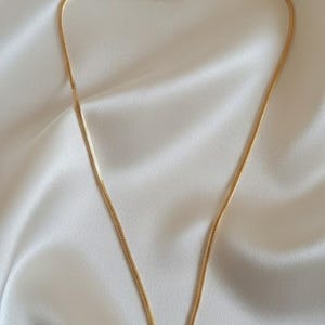 Beautiful Handmade Gold Plated Snake Chain Necklace Jewellery-"20" Inc For Unisex