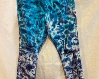 tie dye jeans size 12